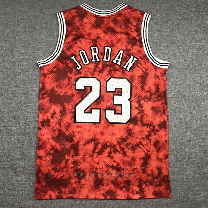 Camiseta Chicago Bulls Michael Jordan #23 Galaxy Rojo